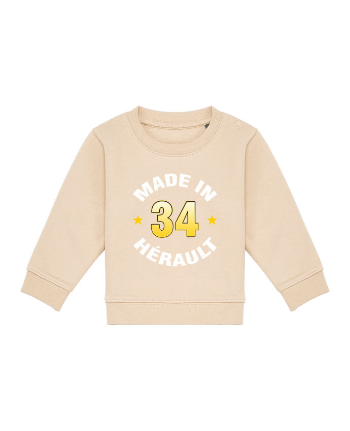 Sweat bébé Hérault par Logorigolo
