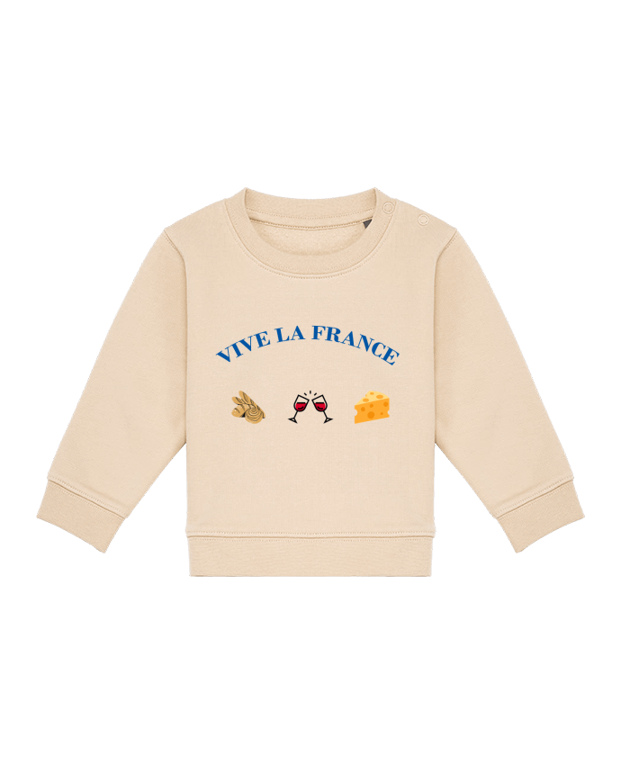 Sweat bébé Vive la France : tradition Française par Frenchydesign