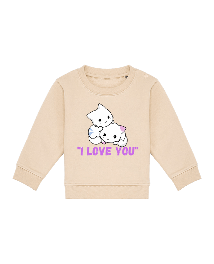 Sweat bébé i love you par Fabgino