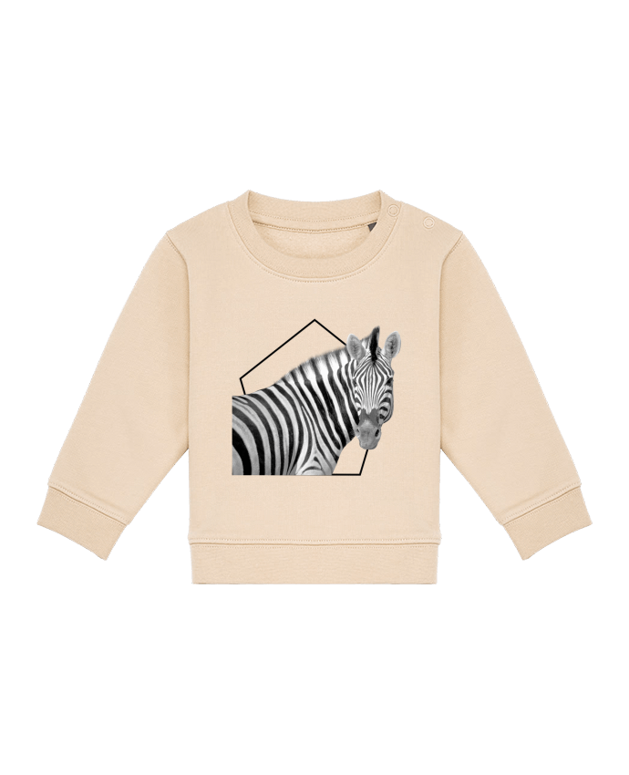Sweat bébé Zebra par Pom