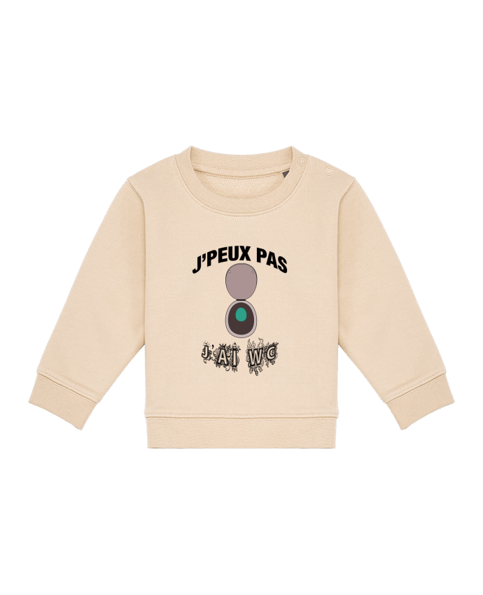 Sweat bébé J'PEUX PAS J'AI WC par By Myrakolis