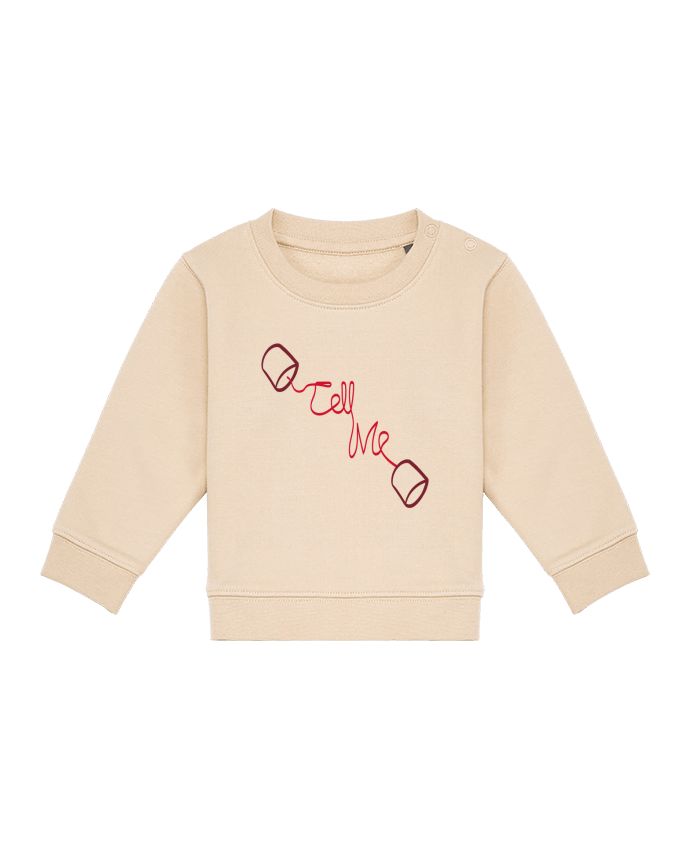Sweat bébé TELL ME par Santiaguen