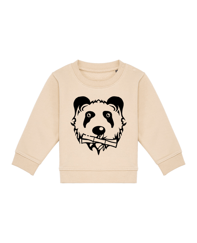 Sweat bébé panda noir par Dr0agon