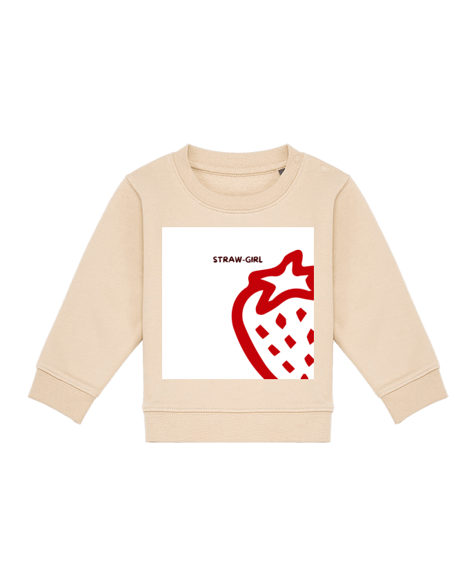 Sweat bébé girly strawberry par she.tunetoo.es/mi-pseudoni