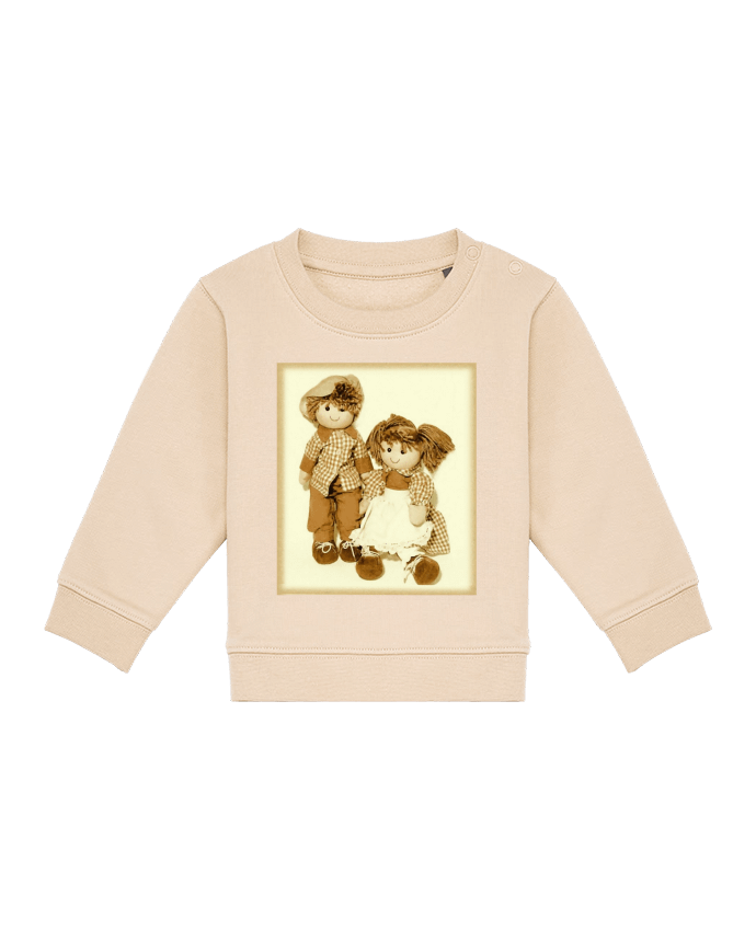 Sweat bébé Gavroche, fileette et garçon. par Bief Designs.