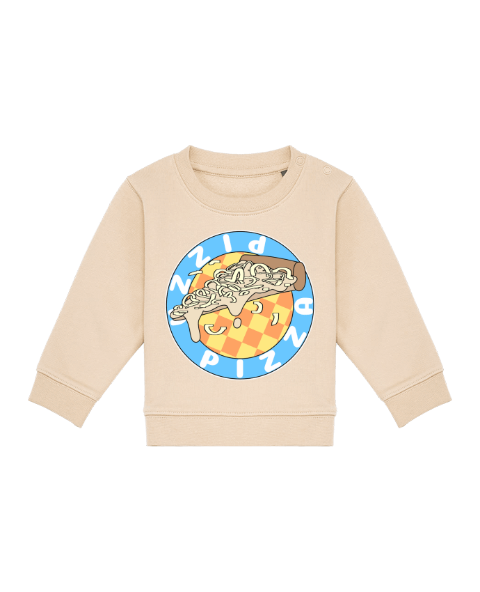 Sweat bébé Illustrated Pizza Logo par Loon