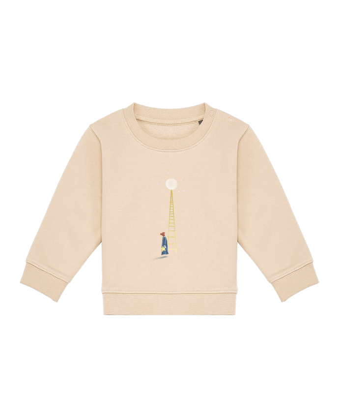 Sweat bébé FILLE REVES ECHELLE par Lililise