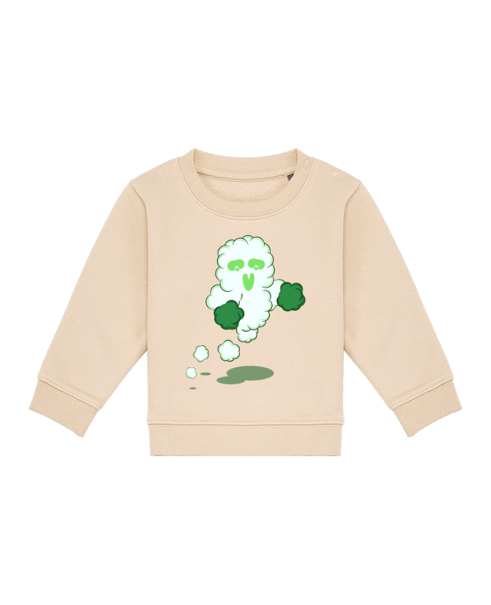 Sweatshirt bébé écoresponsable HEAVY SLEEP by Santiaguen