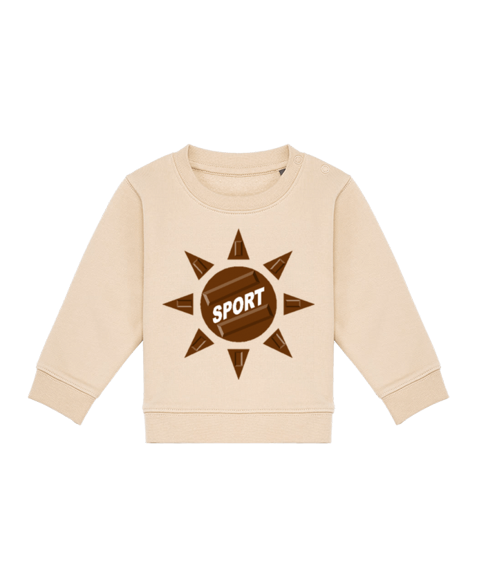 Sweat bébé CHOCOLAT  SPORT par FIRST  STAR
