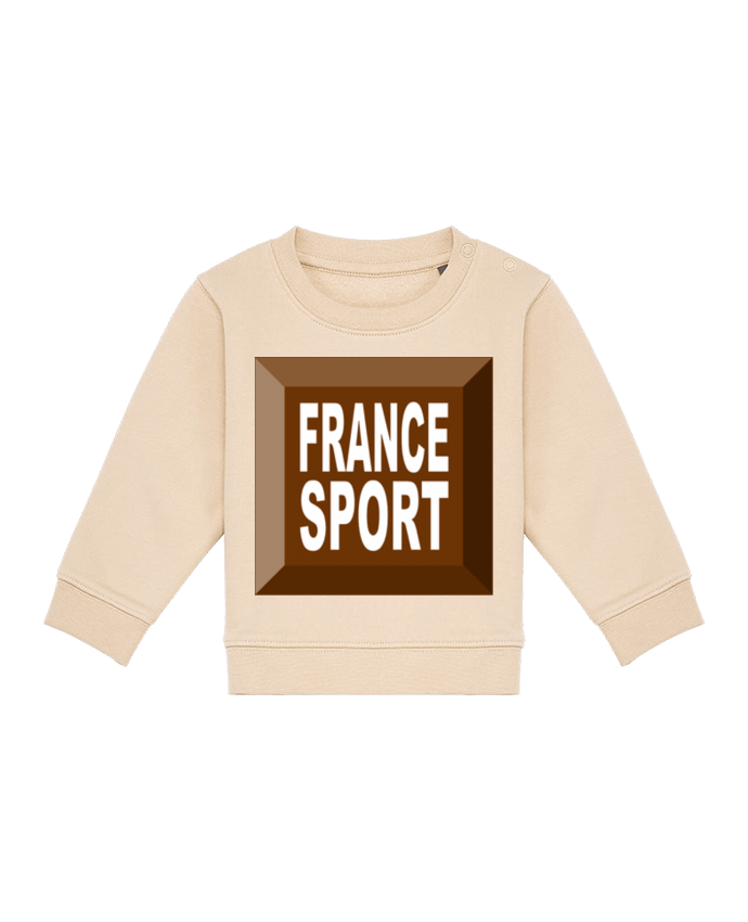 Sweat bébé FRANCE  SPORT  CHOCOLAT par FIRST  STAR