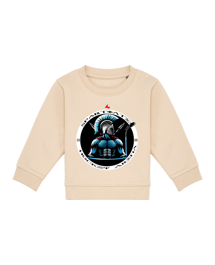 Sweatshirt bébé écoresponsable Hockey player, Sbytiates HOCKEY ARENA - Marseille by Bobraïs