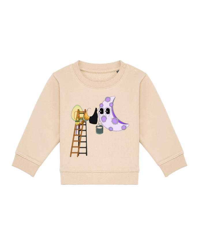 Sweat bébé ON THE MOON par Santiaguen