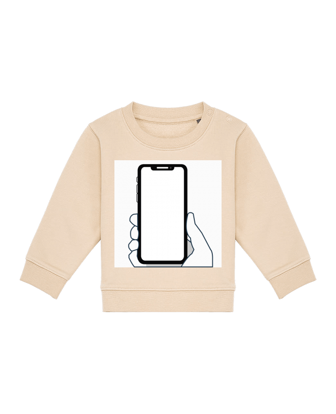 Sweat bébé Téléphone en main par Elephant