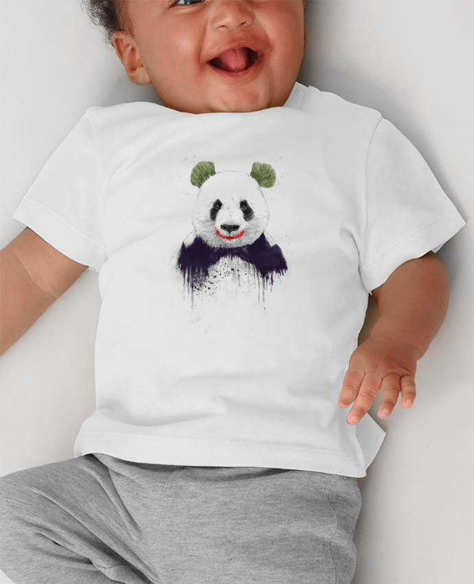 T-shirt bébé Jokerface manches courtes du designer Balàzs Solti