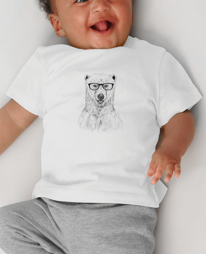 T-shirt bébé Geek Bear manches courtes du designer Balàzs Solti