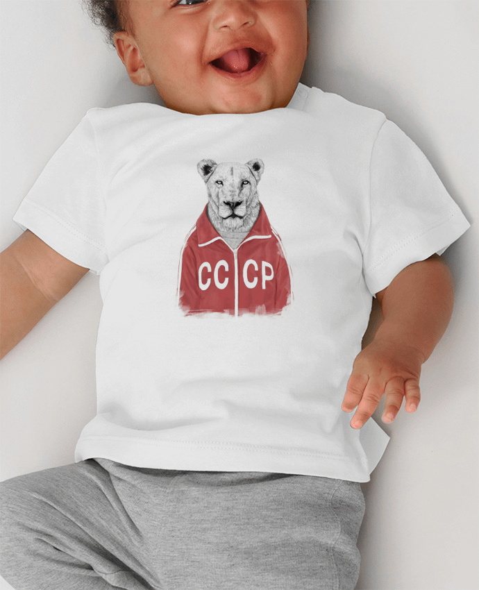 T-shirt bébé Soviet manches courtes du designer Balàzs Solti