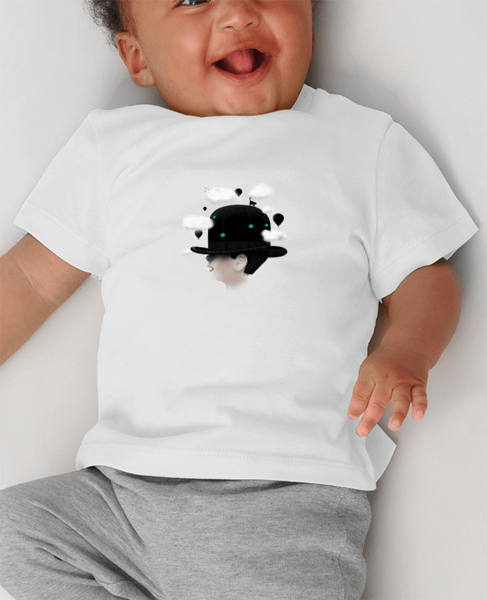 T-shirt bébé Dreaming manches courtes du designer Florent Bodart