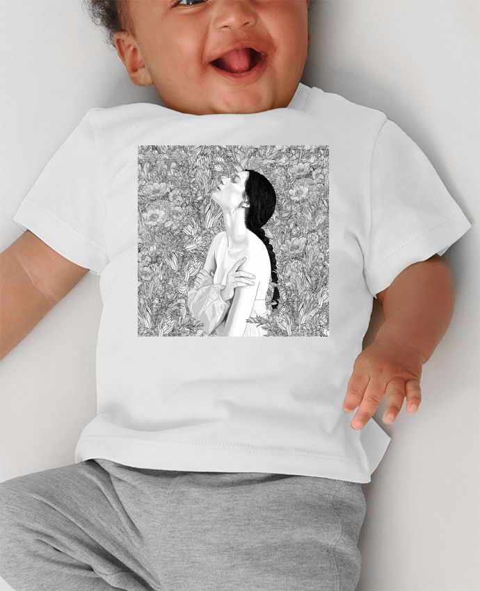 T-shirt bébé Stay Wild manches courtes du designer PedroTapa