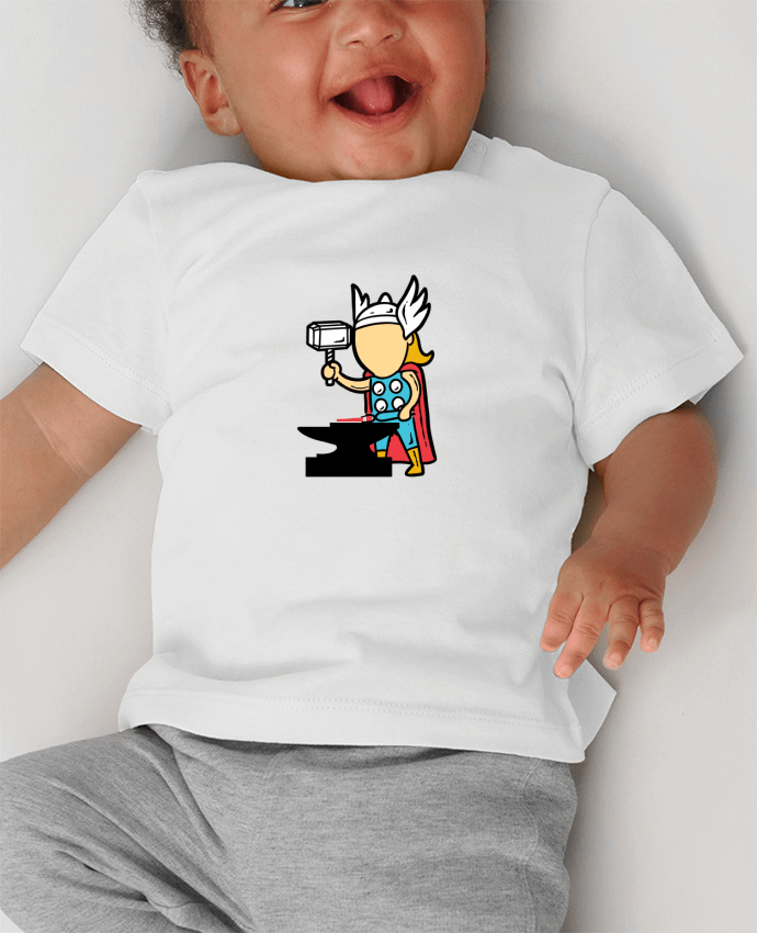 T-shirt bébé Metal Factory manches courtes du designer flyingmouse365