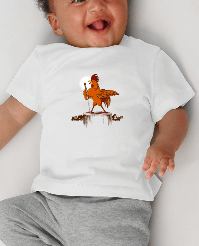 T-shirt bébé Morning Concert manches courtes du designer flyingmouse365