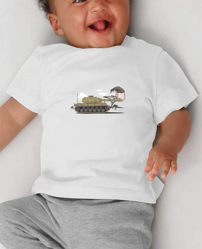 T-shirt bébé Safe manches courtes du designer flyingmouse365