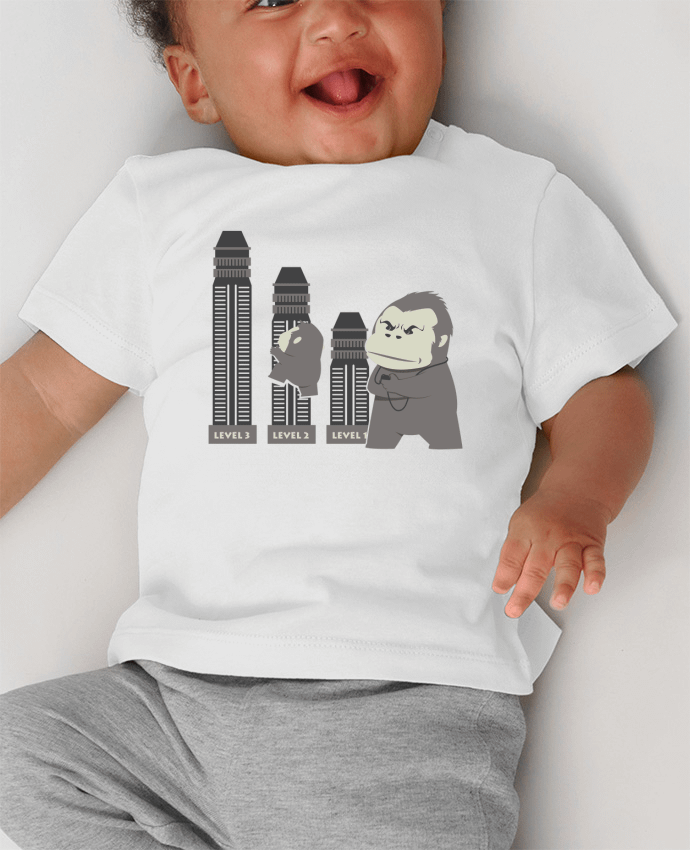 T-shirt bébé Training manches courtes du designer flyingmouse365