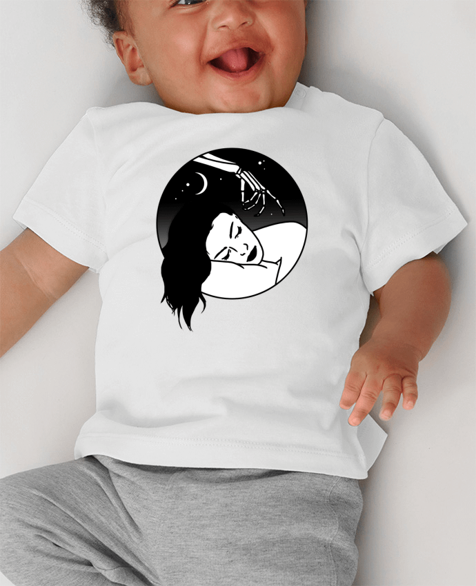 T-shirt bébé Cauchemar manches courtes du designer tattooanshort