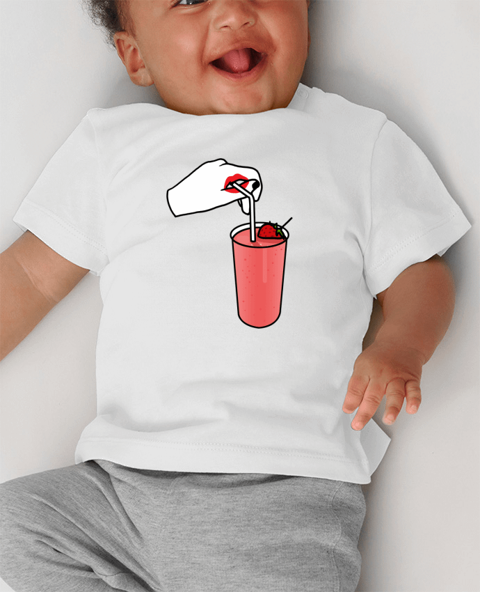 T-shirt bébé Milk shake manches courtes du designer tattooanshort