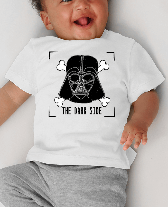 Tee Shirt Baby short-sleeved with pressure Dark Vador manches courtes du designer Paulo Makesart