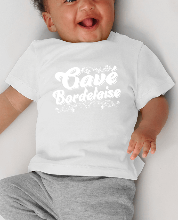 T-shirt bébé Gavé Bordelaise manches courtes du designer tunetoo