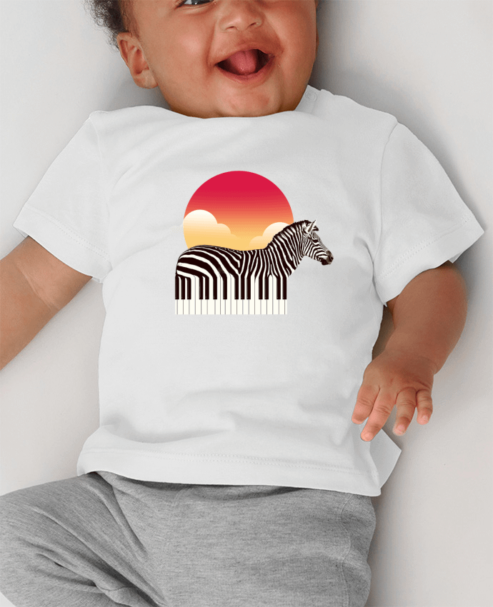 T-shirt bébé Zeyboard manches courtes du designer ali_gulec
