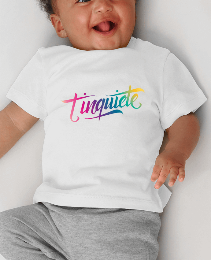 T-shirt bébé Tinquiete manches courtes du designer Promis