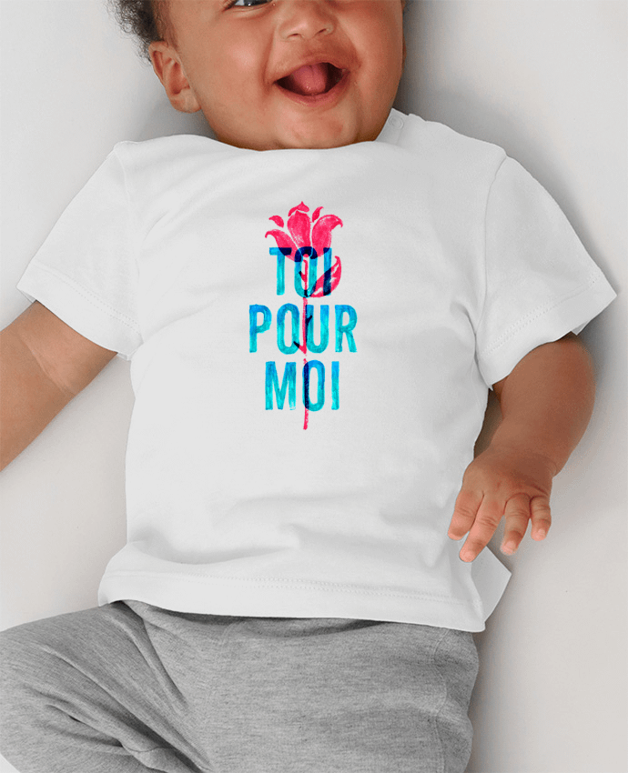 T-shirt bébé Toi pour moi manches courtes du designer Promis