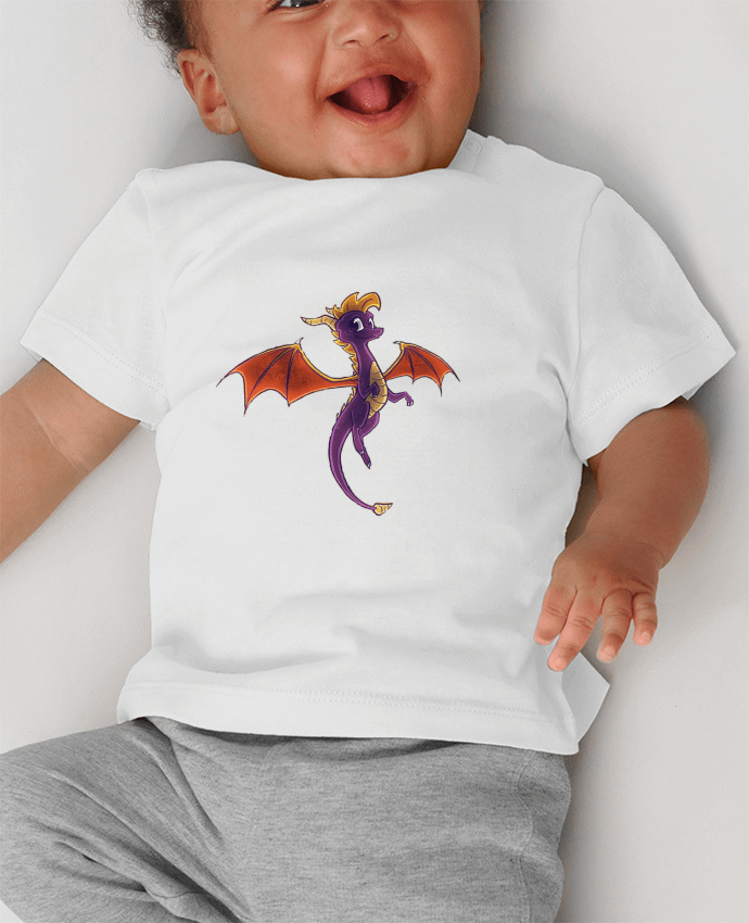 T-shirt bébé Spyro Officiel manches courtes du designer Spyro