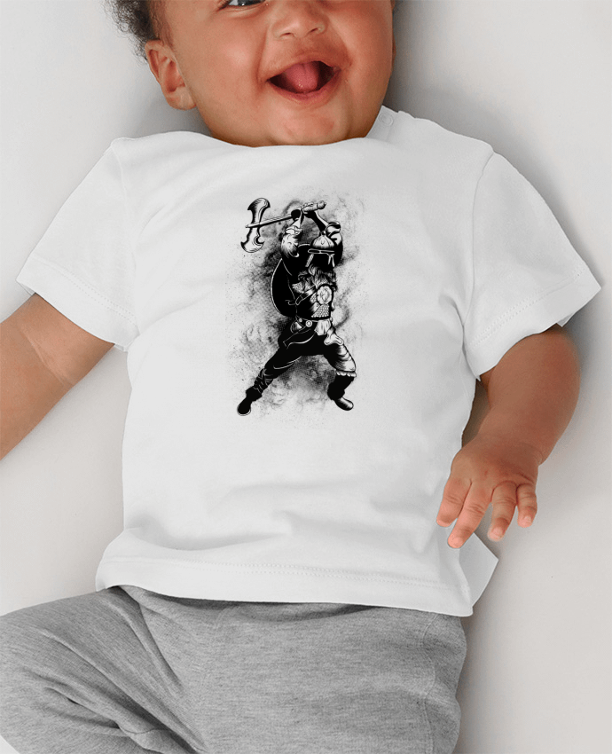 T-shirt bébé Viking manches courtes du designer Anonymous