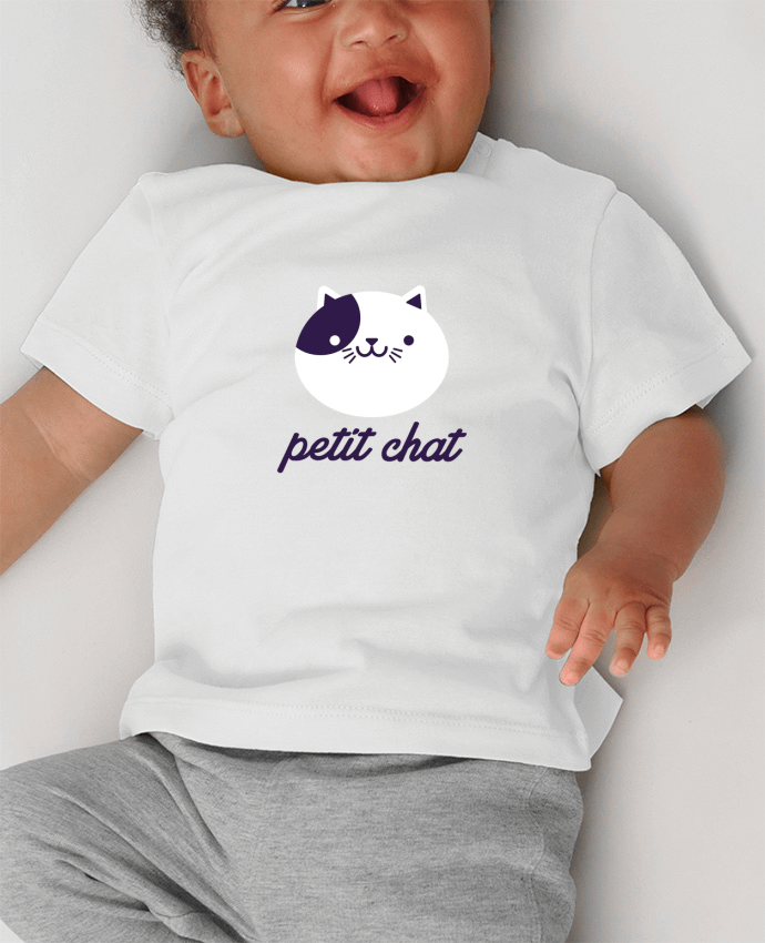 T-shirt bébé Petit chat manches courtes du designer Nana