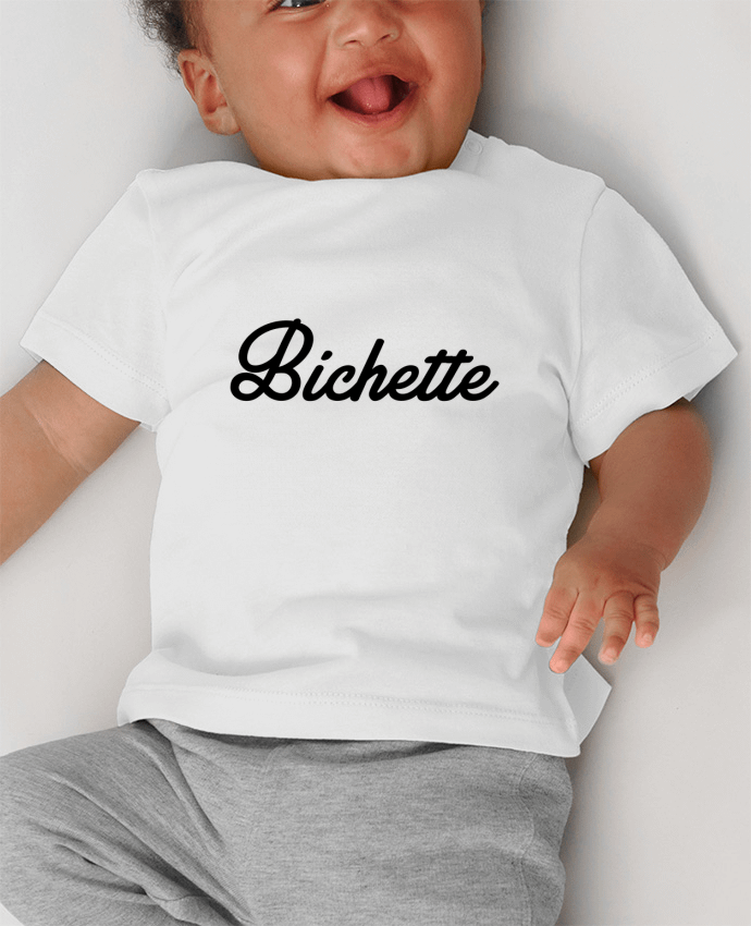 T-shirt bébé Bichette manches courtes du designer Nana