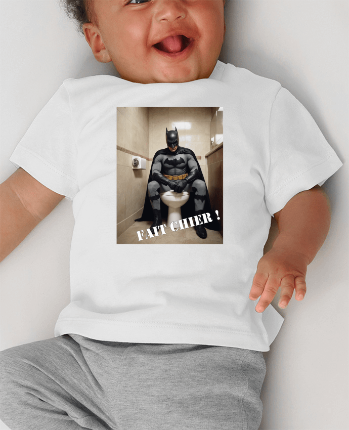T-shirt bébé Batman manches courtes du designer TiA