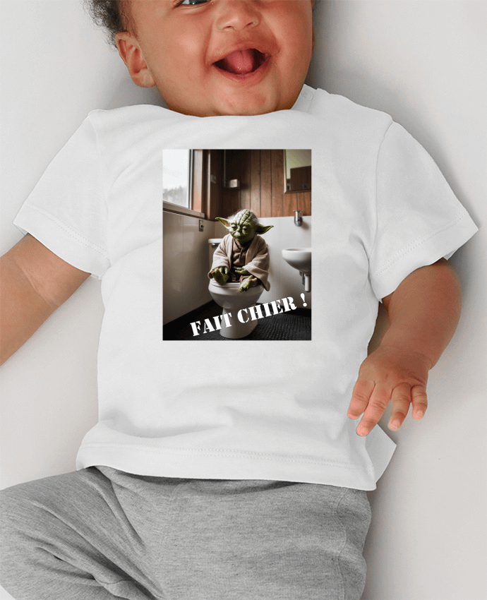 T-shirt bébé Yoda manches courtes du designer TiA