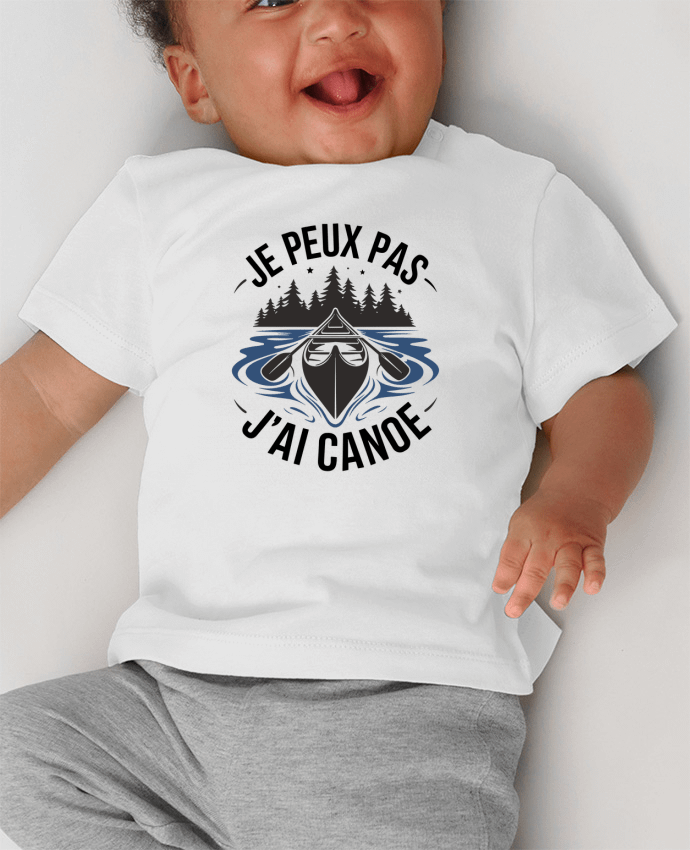 T-shirt bébé je peux pas j'ai canoe manches courtes du designer bwilfy