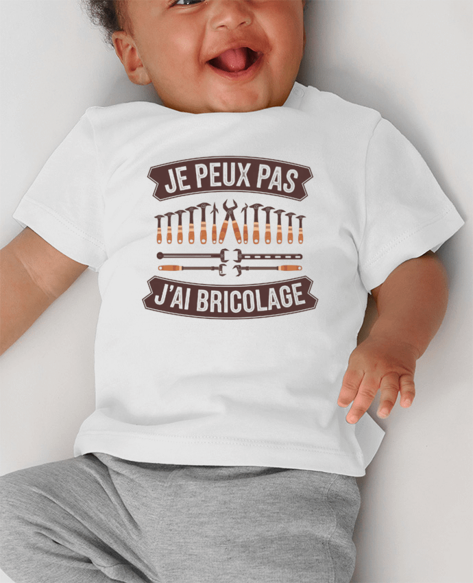 T-shirt bébé je peux pas j'ai bricolage manches courtes du designer bwilfy