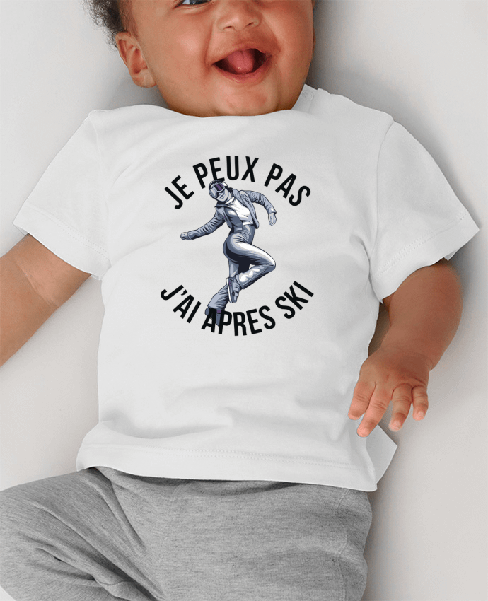 T-shirt bébé je peux pas j'ai après ski manches courtes du designer bwilfy