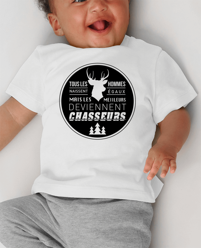 T-shirt bébé Tous les hommes manches courtes du designer Treiicy