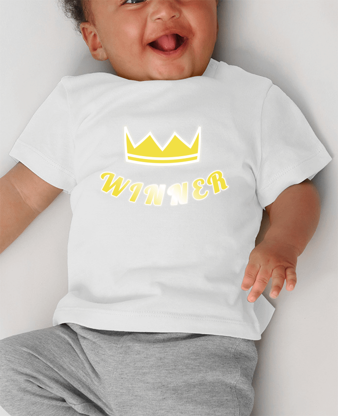 T-shirt bébé Winner manches courtes du designer Fdesign