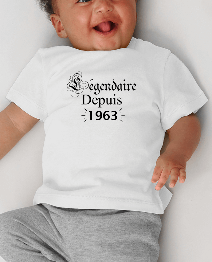 T-shirt bébé légendaire depuis 1963 manches courtes du designer jamatt