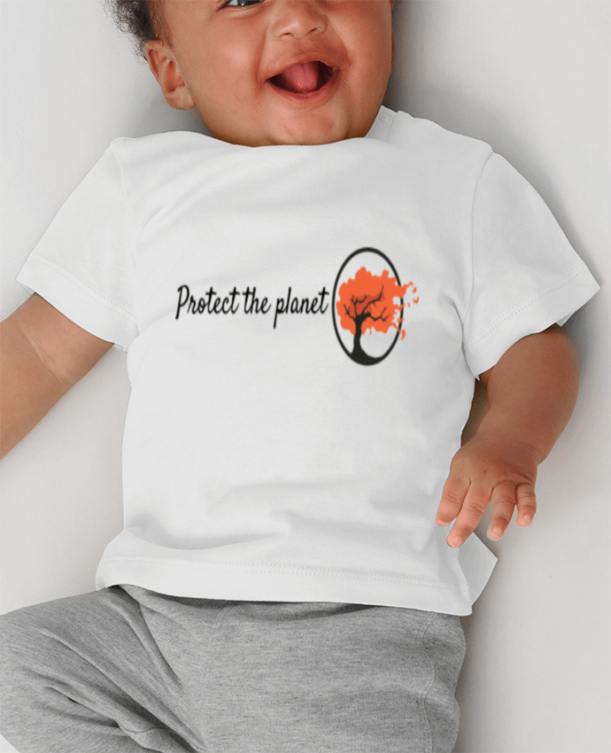 T-shirt bébé survie manches courtes du designer Guiflopat