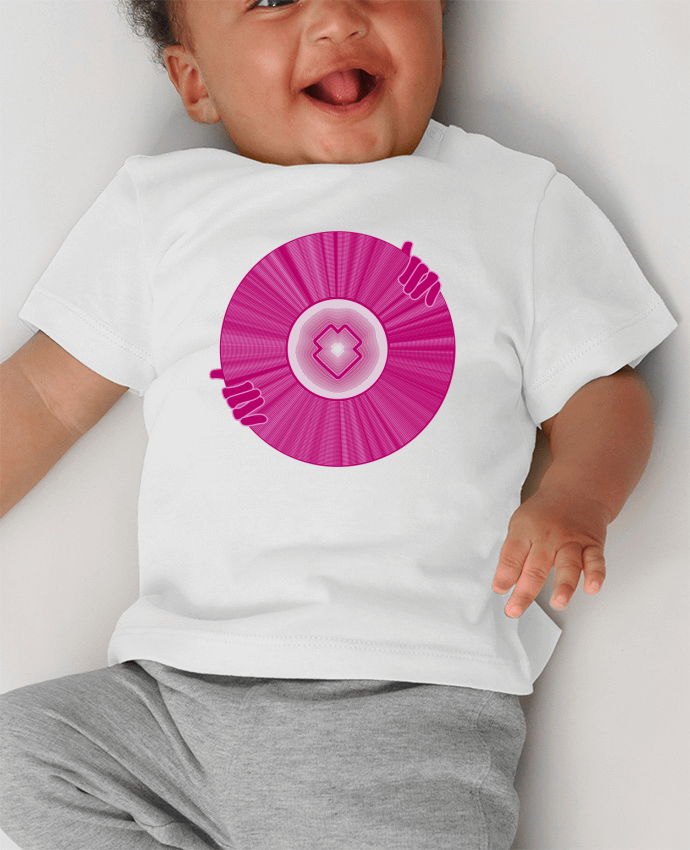 T-shirt bébé DISCO manches courtes du designer Santiaguen