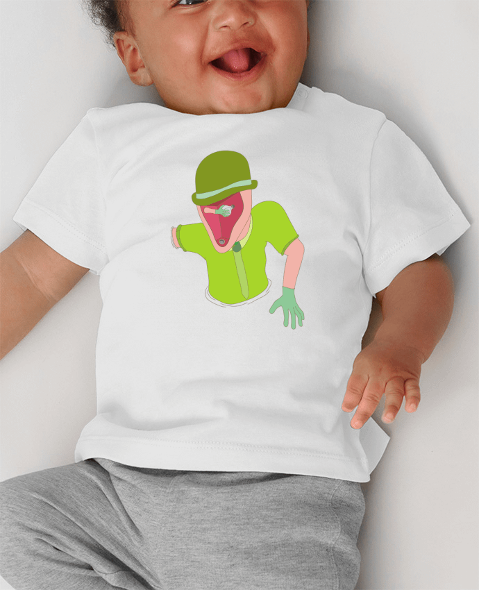 T-shirt bébé IDEA manches courtes du designer Santiaguen