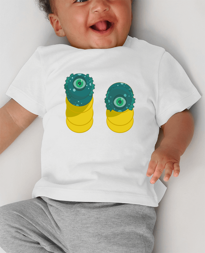 T-shirt bébé BIDÓN manches courtes du designer Santiaguen