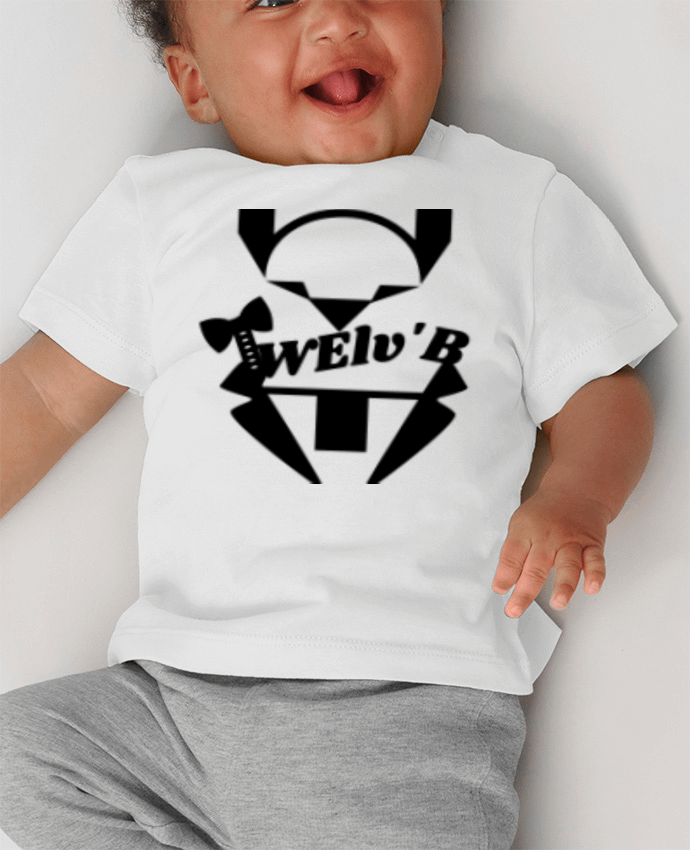 T-shirt bébé TWLV'B manches courtes du designer TWLV'B